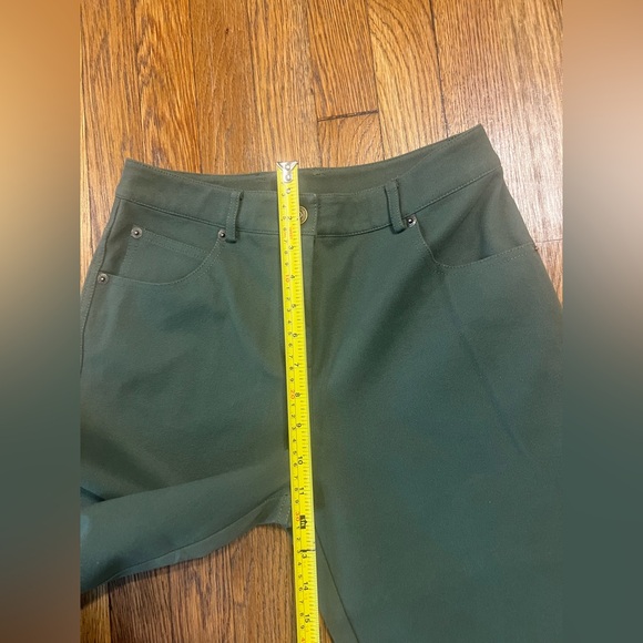 St. John Green Flare Leg Jeans - Picture 3 of 9